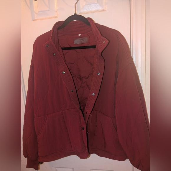 BlankNyc Women's Cranberry Drop Shoulder Zip Jacket - Picture 3 of 6